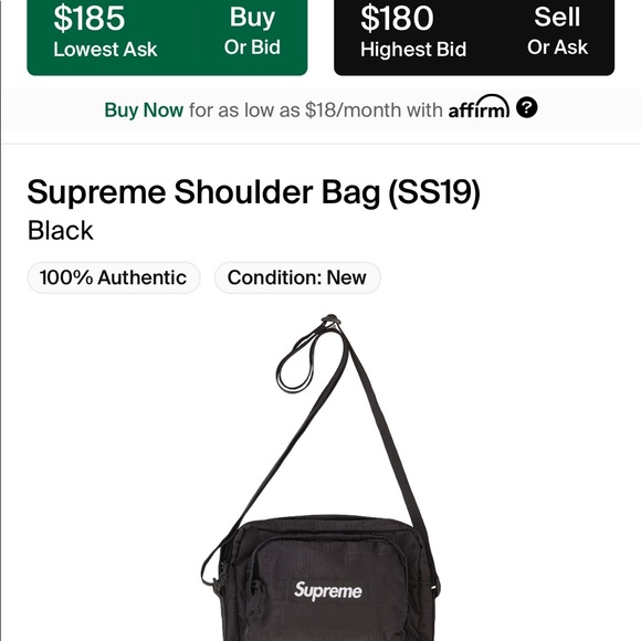 ❌SOLD❌Supreme SS19 Shoulder Bag—Used Once! - Picture 7 of 7